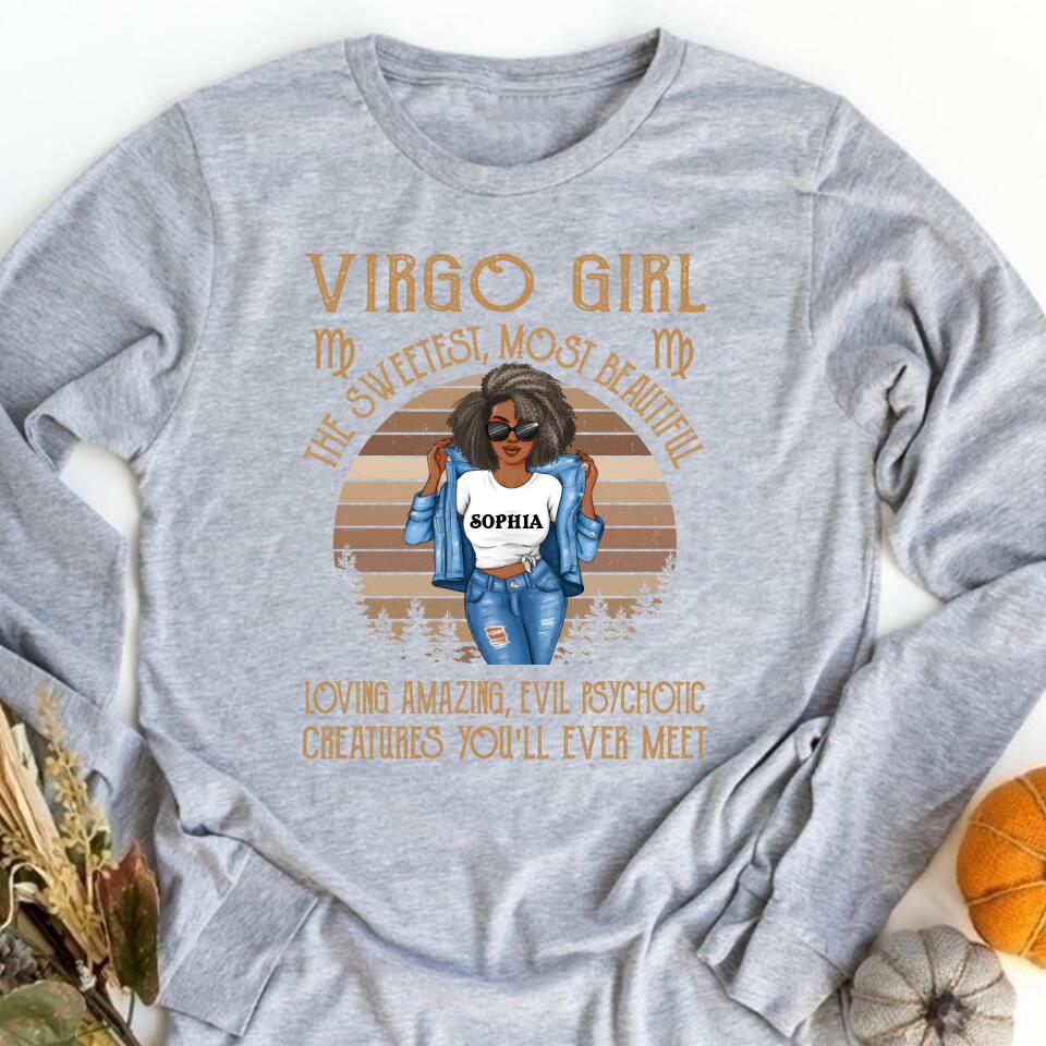 Custom October Birthday Shirt For Woman, Queens are Born In October Gifts, Melanin Afro Woman Shirt, Black Girl Tee, Afro Queen Gift