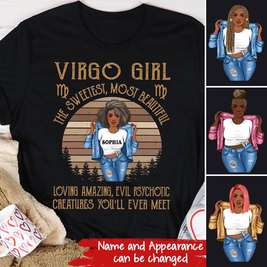 Custom October Birthday Shirt For Woman, Queens are Born In October Gifts, Melanin Afro Woman Shirt, Black Girl Tee, Afro Queen Gift