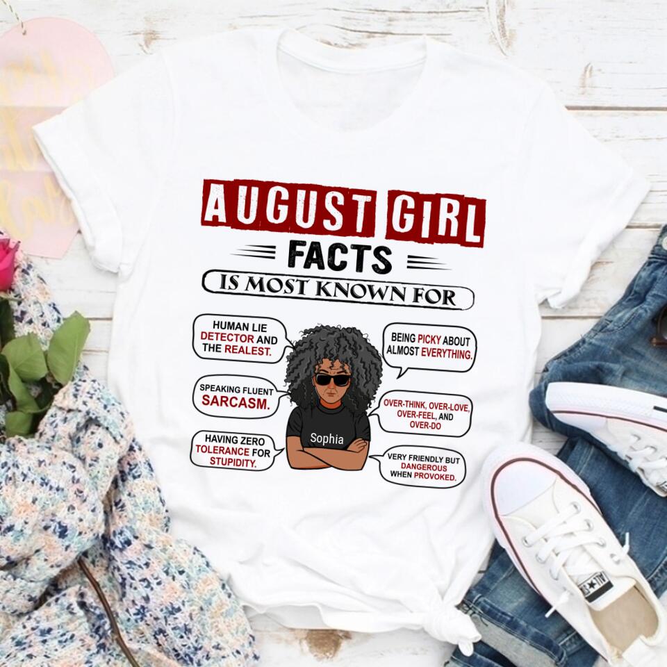 August Birthday Shirt, Custom Birthday Shirt, Queens are Born In August, August Birthday Shirts For Woman, August Birthday Gifts