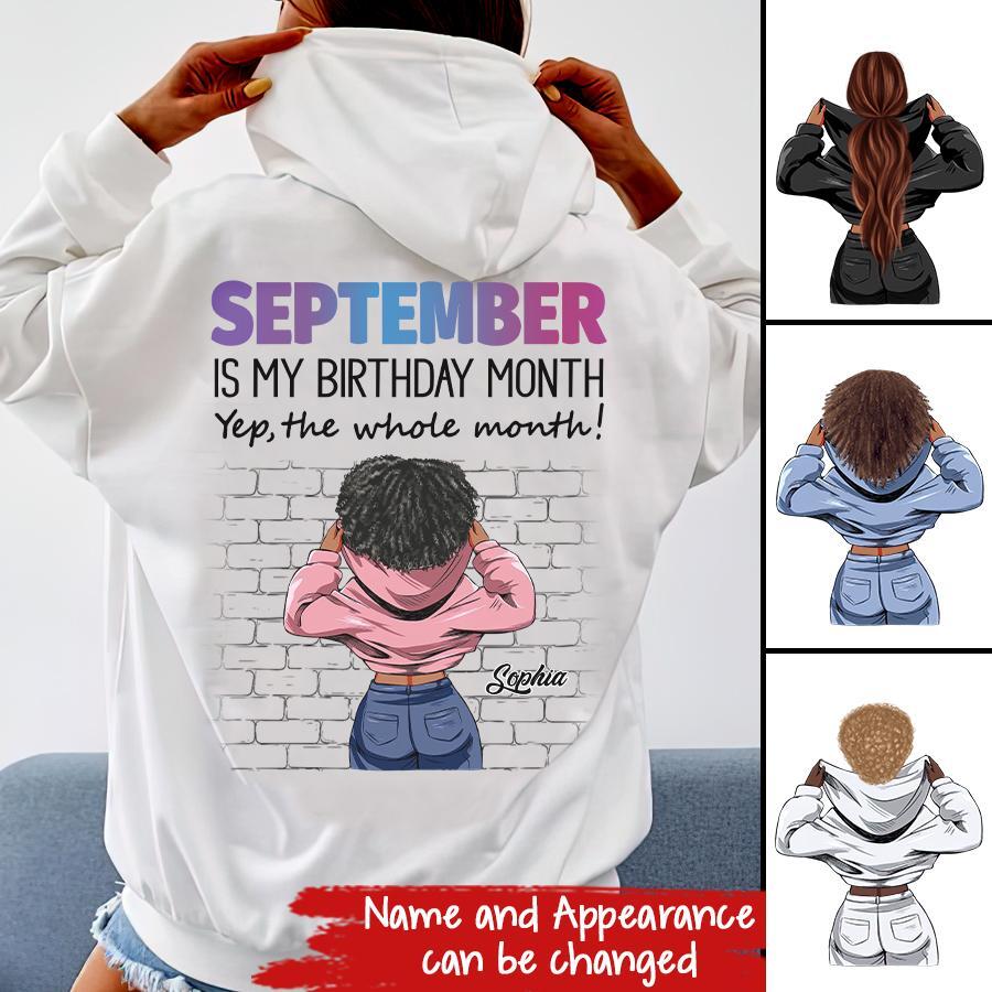 September Birthday Shirt, Custom Birthday Shirt, Queens are Born In September, September Birthday Shirts For Woman, September Birthday Gifts
