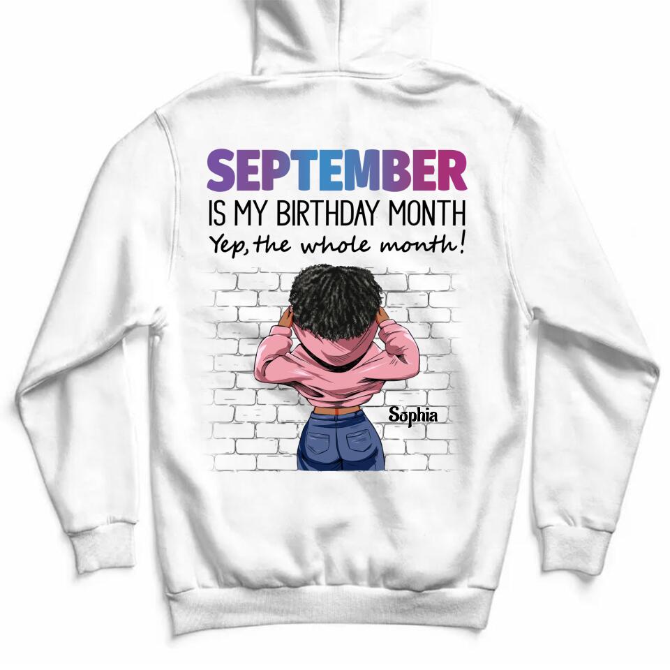 September Birthday Shirt, Custom Birthday Shirt, Queens are Born In September, September Birthday Shirts For Woman, September Birthday Gifts