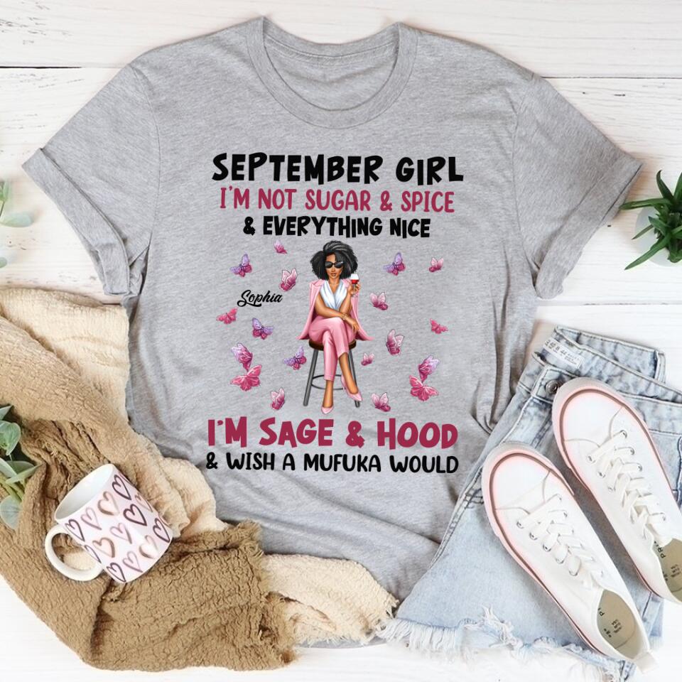 September Birthday Shirt, Custom Birthday Shirt, Queens are Born In September, September Birthday Shirts For Woman, September Birthday Gifts