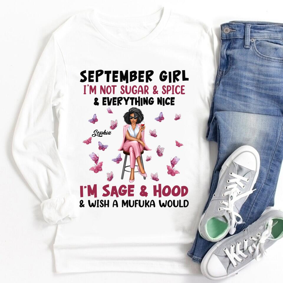 September Birthday Shirt, Custom Birthday Shirt, Queens are Born In September, September Birthday Shirts For Woman, September Birthday Gifts