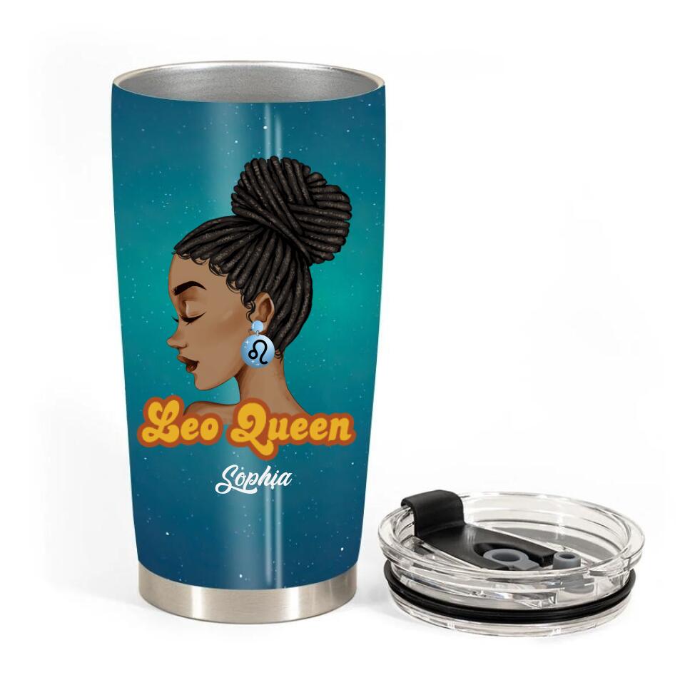 Personalized tumblers, Leo Birthday tumbler, Leo Zodiac, Leo Girl, Leo Tumbler For Ladies, Leo Queen, Leo Queen Birthday Gift