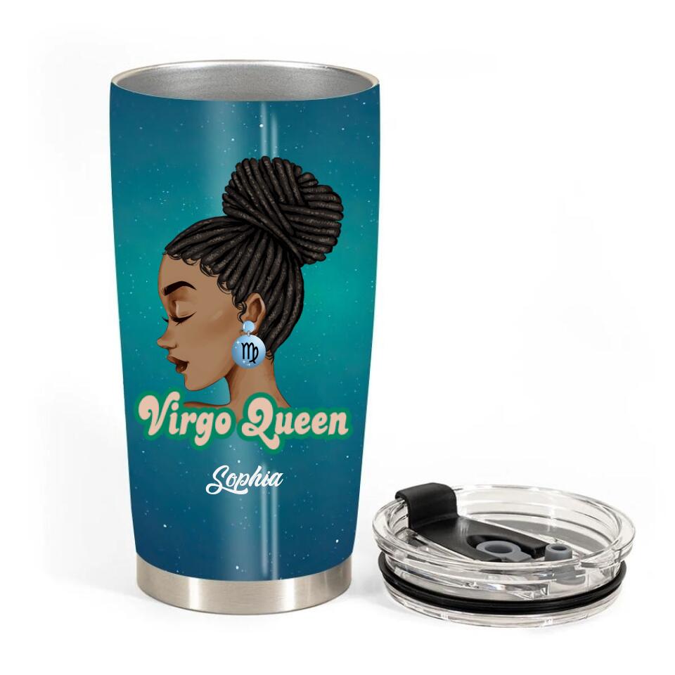 Personalized tumblers, Virgo Birthday tumbler, Virgo Zodiac, Virgo Girl, Virgo Tumbler For Ladies, Virgo Queen, Virgo Queen Birthday Gift