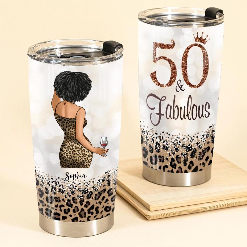 Personalized Tumbler - 50th Birthday Tumbler, Personalized 50th Birthday Gifts, 50th Gift Ideas For Her