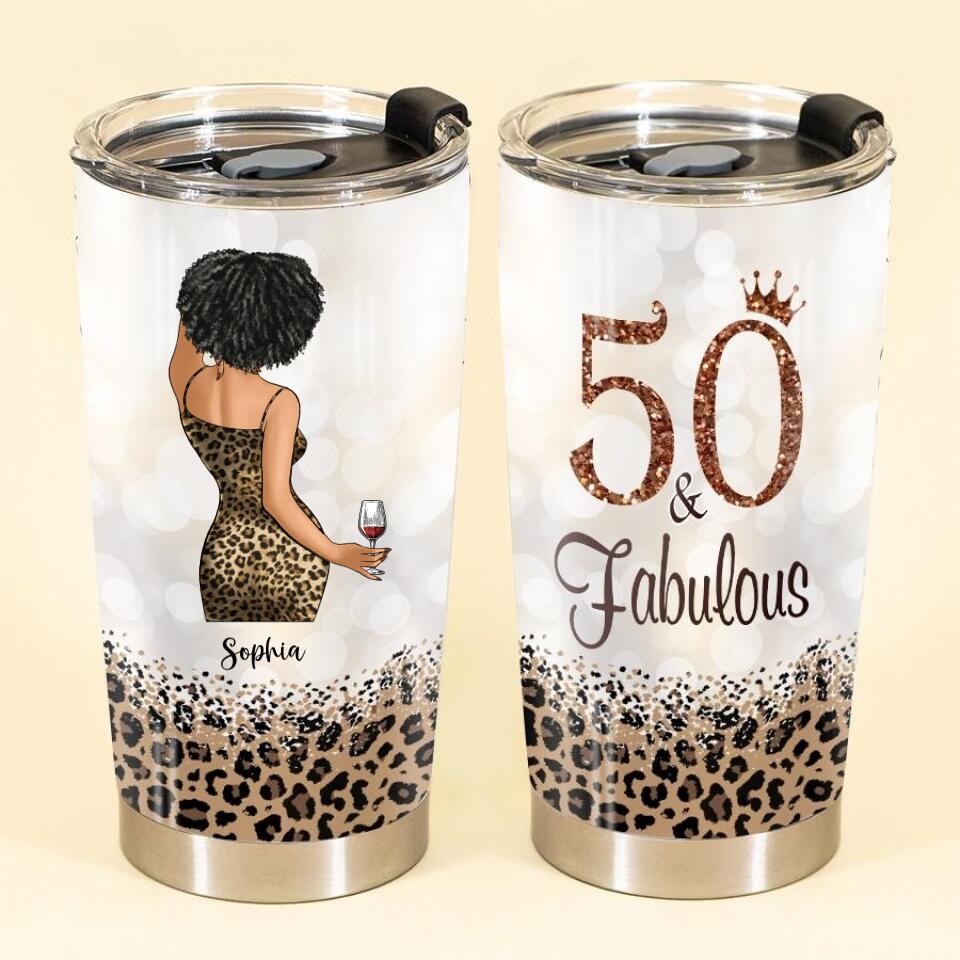 Personalized Tumbler - 50th Birthday Tumbler, Personalized 50th Birthday Gifts, 50th Gift Ideas For Her