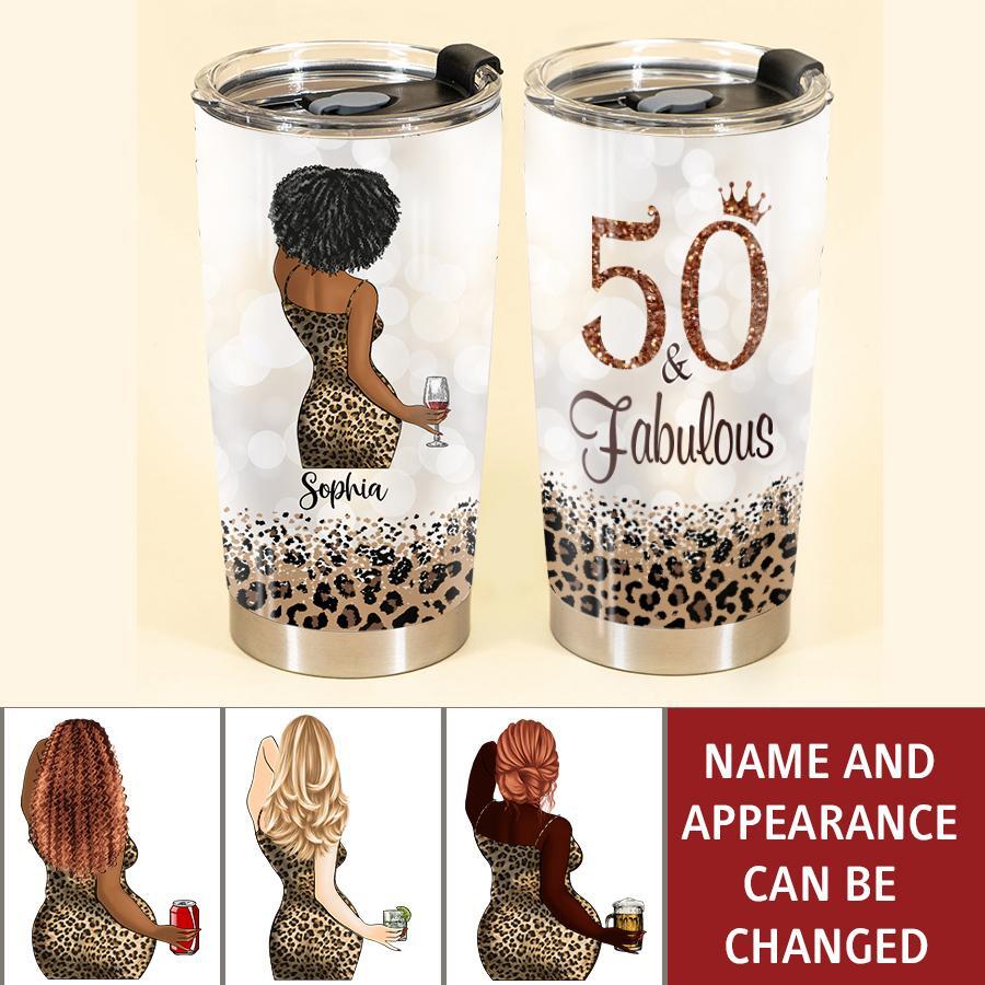 Personalized Tumbler - 50th Birthday Tumbler, Personalized 50th Birthday Gifts, 50th Gift Ideas For Her