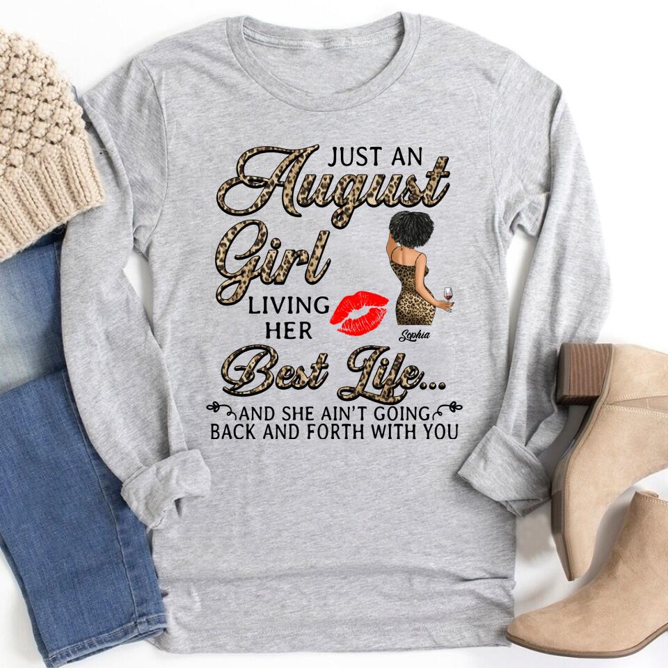 August Birthday Shirt, Custom Birthday Shirt, Queens are Born In August, August Birthday Shirts For Woman, August Birthday Gifts