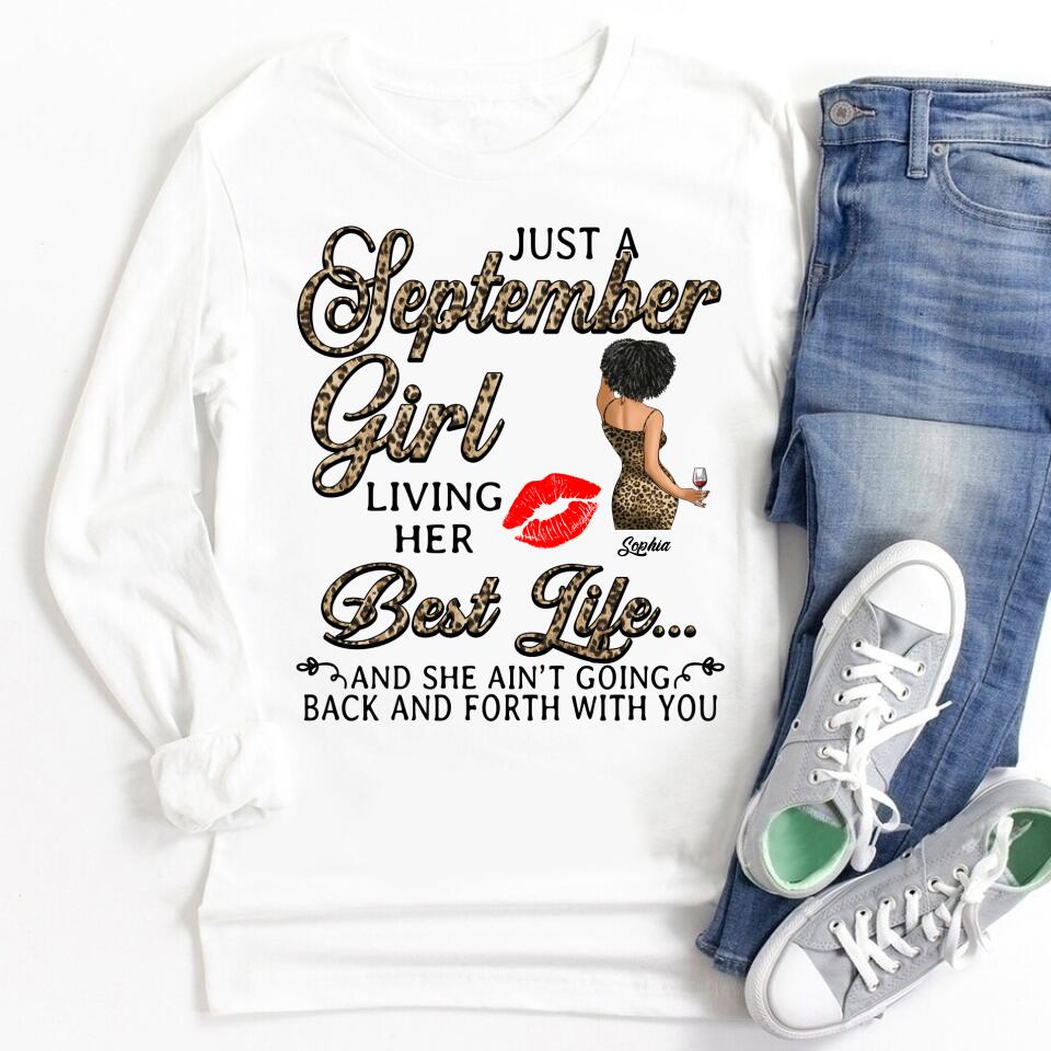 September Birthday Shirt, Custom Birthday Shirt, Queens Born In September, September Birthday Shirts For Woman, September Birthday Gifts