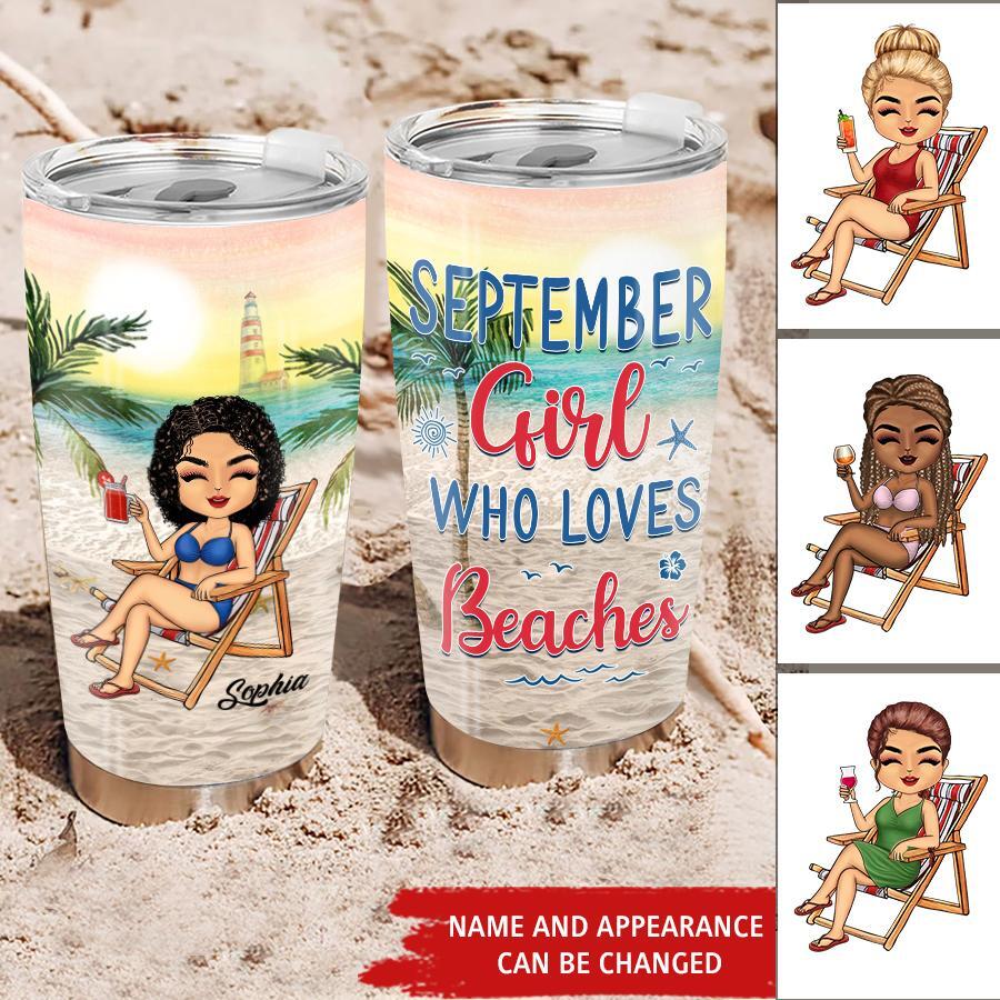 Personalized tumblers, Birthday tumbler, famous birthdays in September, September birthday gifts for her