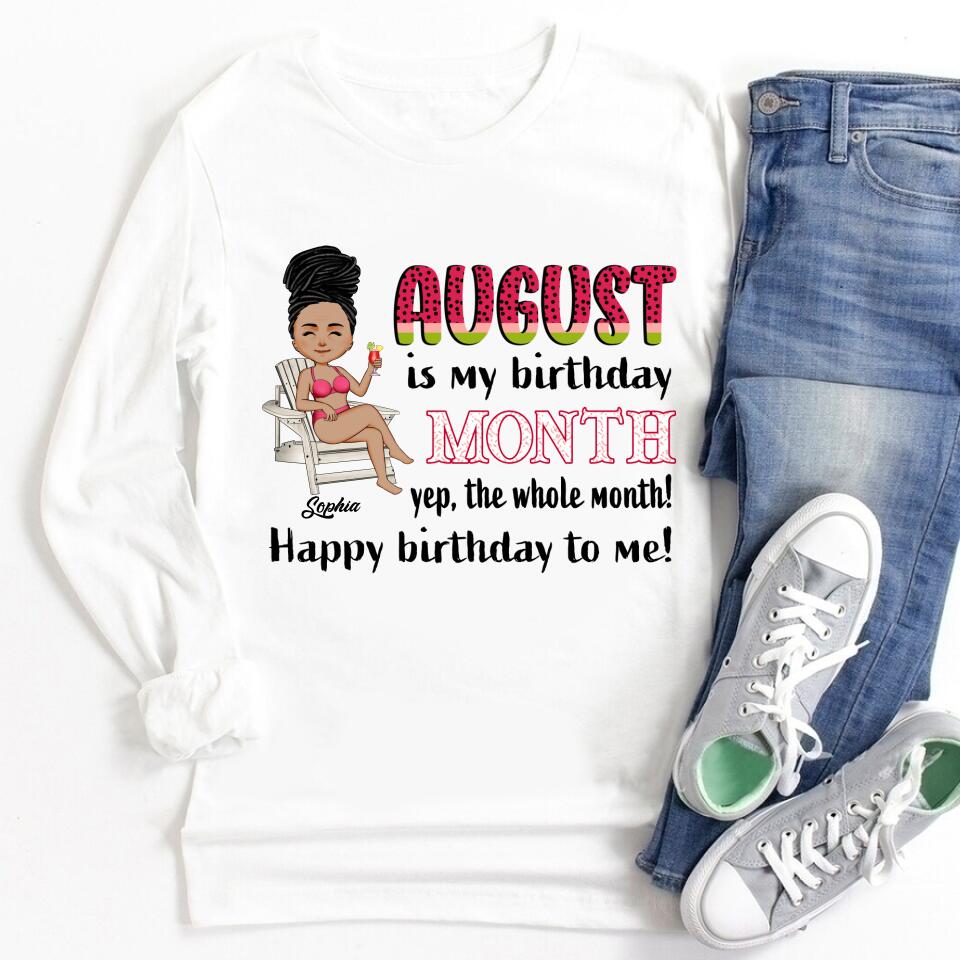 August Birthday Shirt, Custom Birthday Shirt, Queens are Born In August, August Birthday Shirts For Woman, August Birthday Gifts