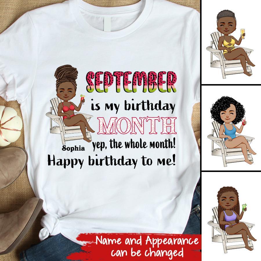 September Birthday Shirt, Custom Birthday Shirt, Queens are Born In September, September Birthday Shirts For Woman, September Birthday Gifts