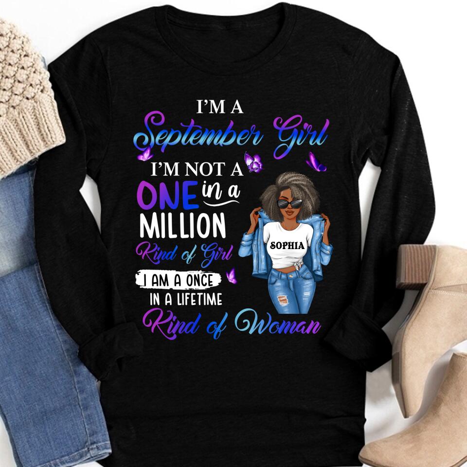 September Birthday Shirt, Custom Birthday Shirt, Queens are Born In September, September Birthday Shirts For Woman, September Birthday Gifts