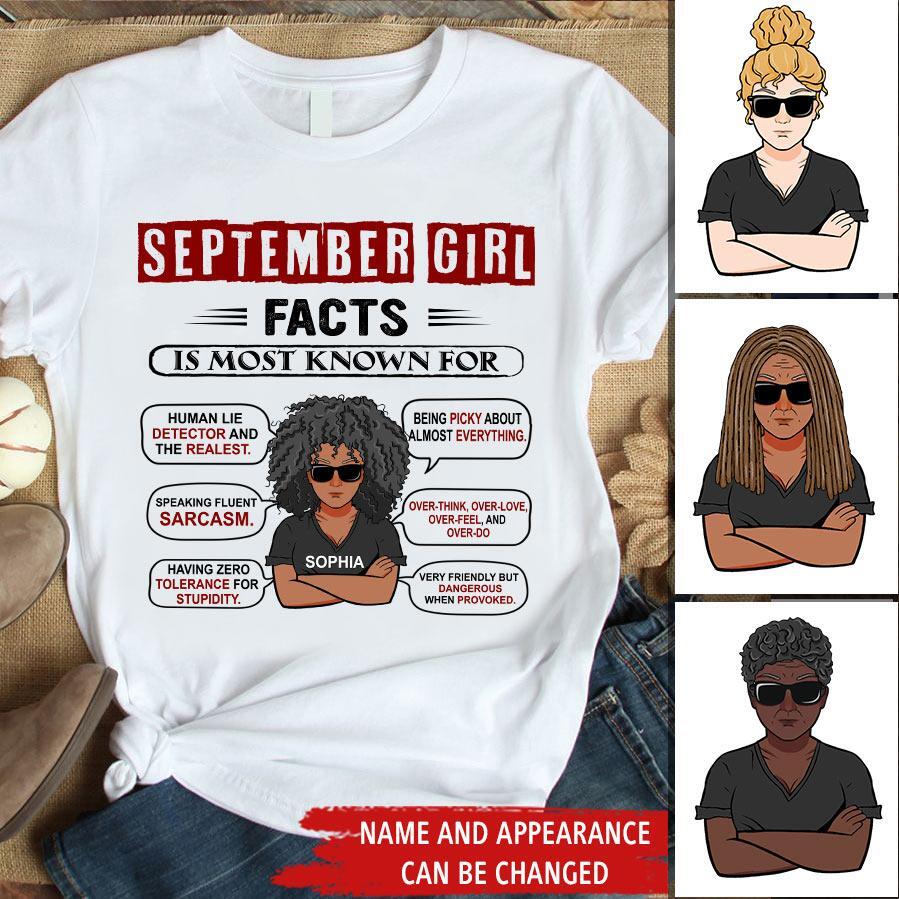 September Birthday Shirt, Custom Birthday Shirt, Queens are Born In September, September Birthday Shirts For Woman, September Birthday Gifts