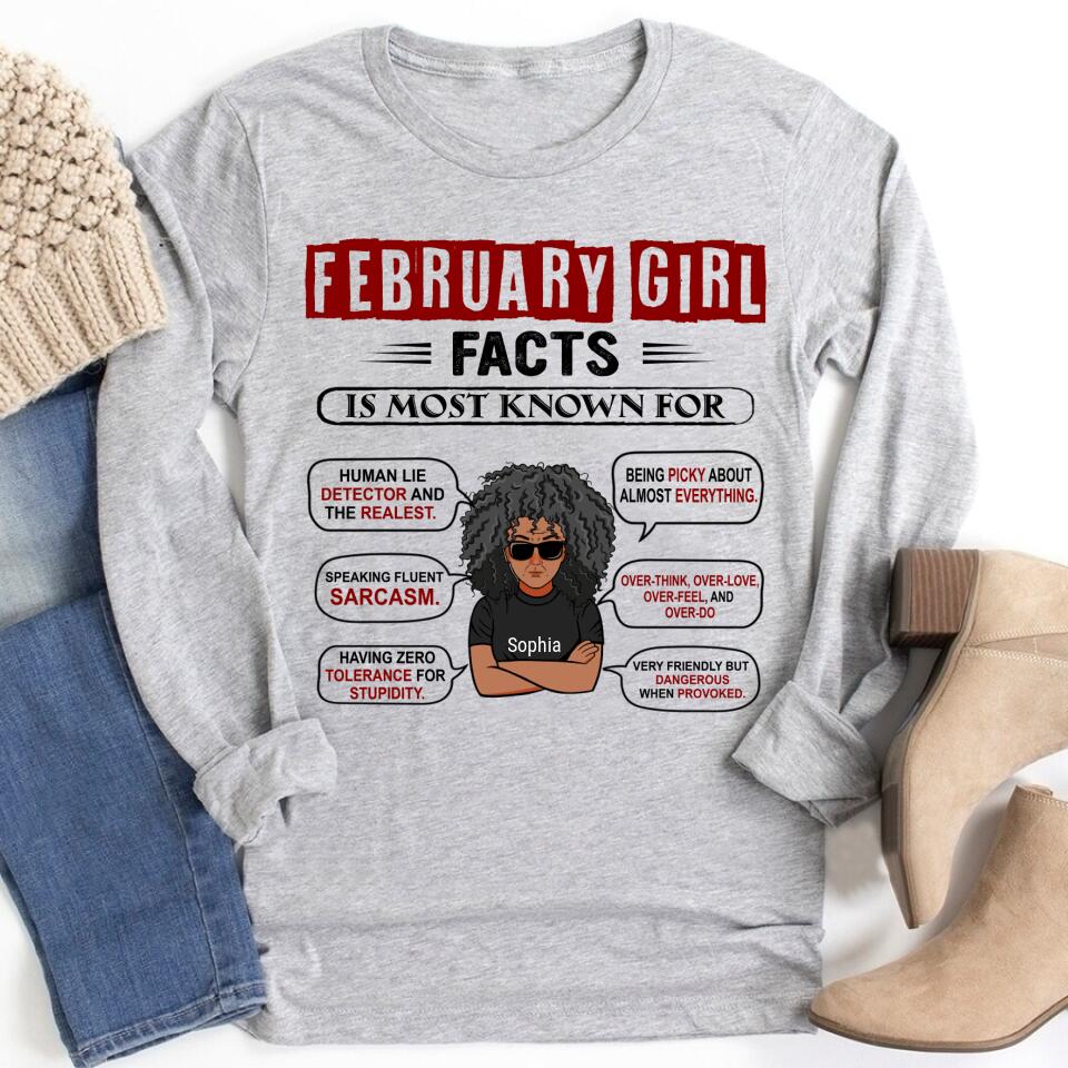 February Birthday Shirt, Custom Birthday Shirt, Queens Born In February, February Birthday Shirts For Woman, February Birthday Gifts