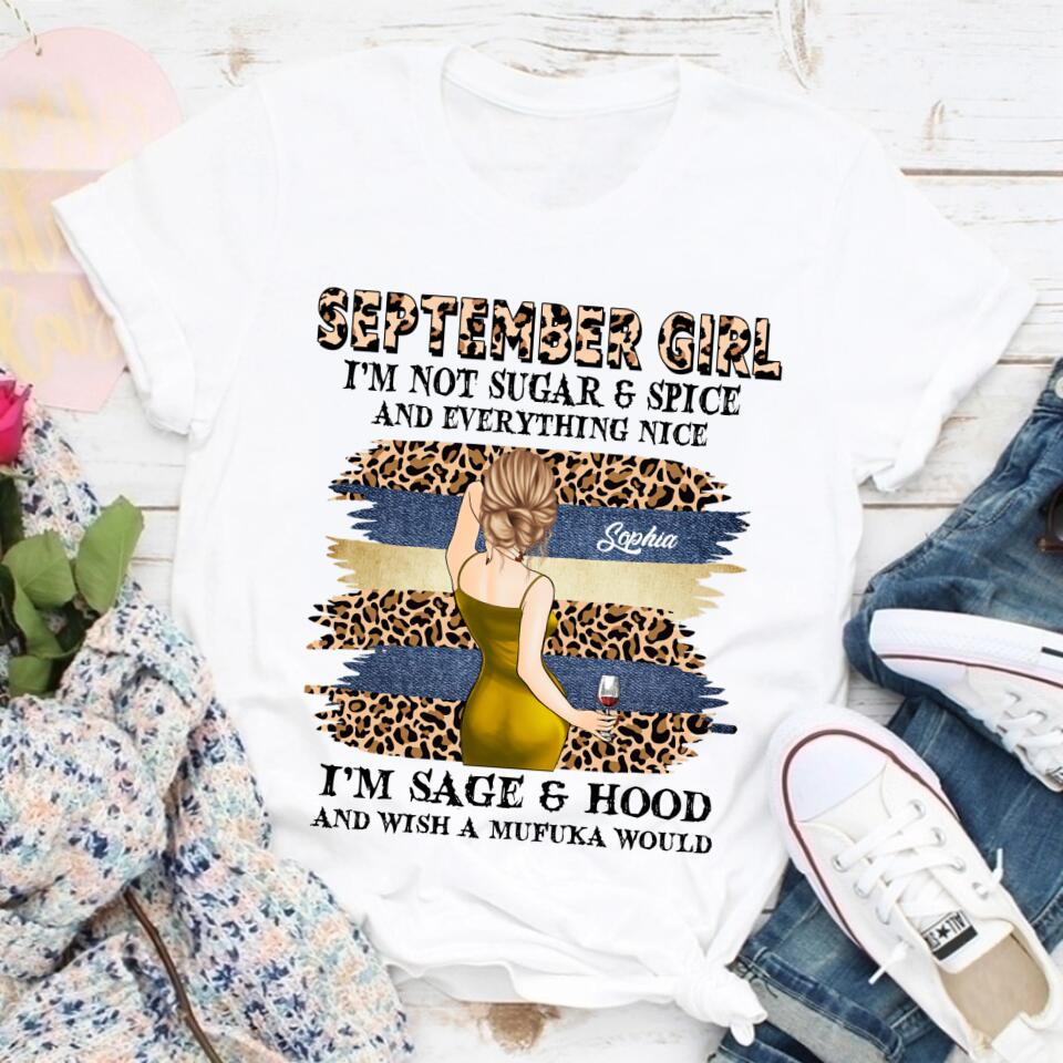 September Birthday Shirt, Custom Birthday Shirt, Queens are Born In September, September Birthday Shirts For Woman, September Birthday Gifts
