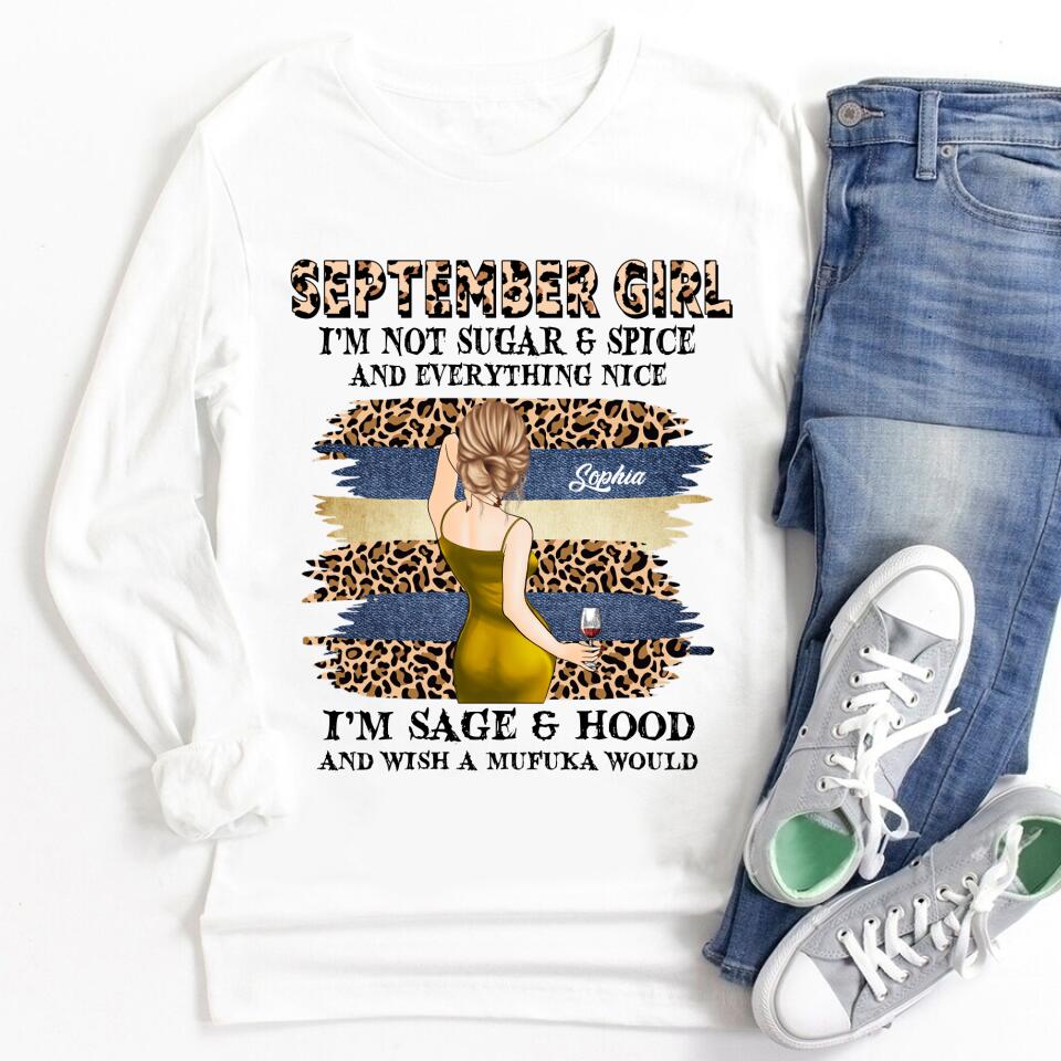 September Birthday Shirt, Custom Birthday Shirt, Queens are Born In September, September Birthday Shirts For Woman, September Birthday Gifts