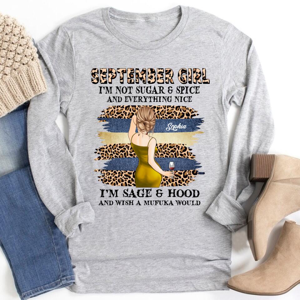 September Birthday Shirt, Custom Birthday Shirt, Queens are Born In September, September Birthday Shirts For Woman, September Birthday Gifts