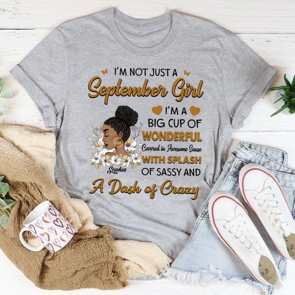 September Birthday Shirt, Custom Birthday Shirt, Queens are Born In September, September Birthday Shirts For Woman, September Birthday Gifts