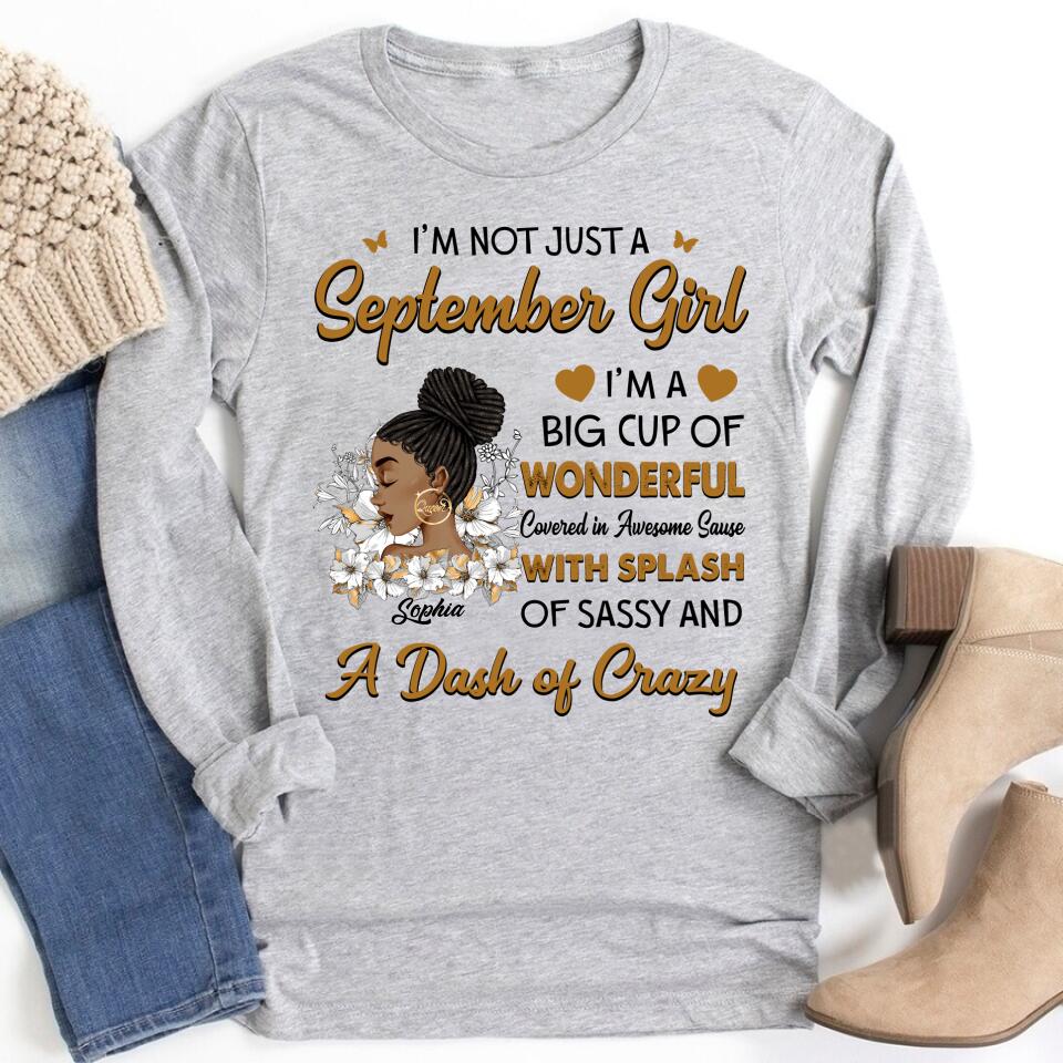 September Birthday Shirt, Custom Birthday Shirt, Queens are Born In September, September Birthday Shirts For Woman, September Birthday Gifts