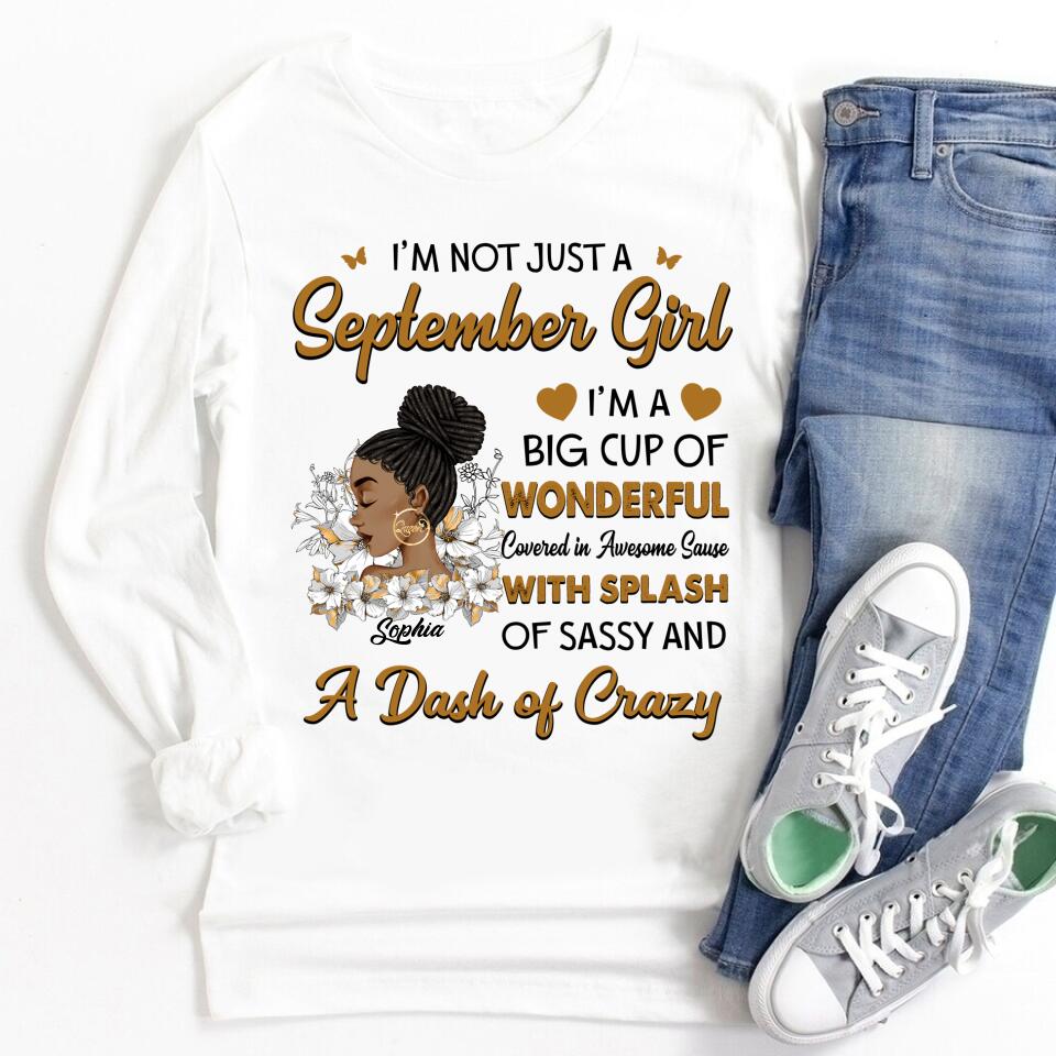 September Birthday Shirt, Custom Birthday Shirt, Queens are Born In September, September Birthday Shirts For Woman, September Birthday Gifts