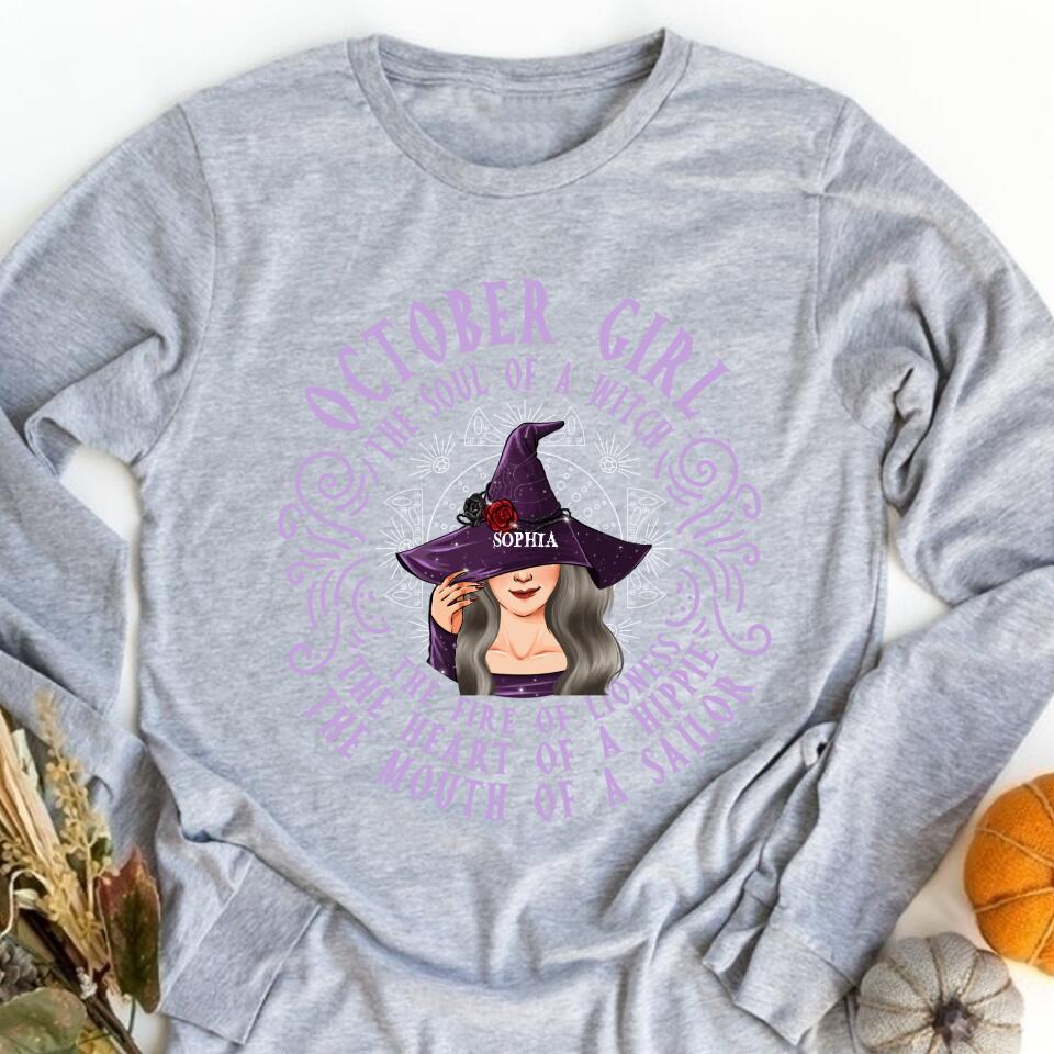 October Birthday Shirt, Custom Birthday Shirt, Queens Born In October, October Birthday Shirts For Woman, October Birthday Gifts