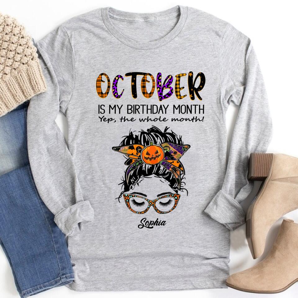 October Birthday Shirt, Custom Birthday Shirt, Queens are Born In October, October Birthday Shirts For Woman, October Birthday Gifts