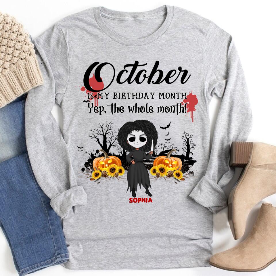 October Birthday Shirt, Custom Birthday Shirt, Queens are Born In October, October Birthday Shirts For Woman, October Birthday Gifts