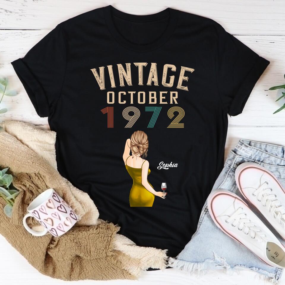 October Birthday Shirt, Custom Birthday Shirt, Queens Born In October, October Birthday Shirts For Woman, October Birthday Gifts