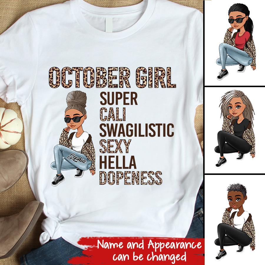 October Birthday Shirt, Custom Birthday Shirt, Queens are Born In October, October Birthday Shirts For Woman, October Birthday Gifts