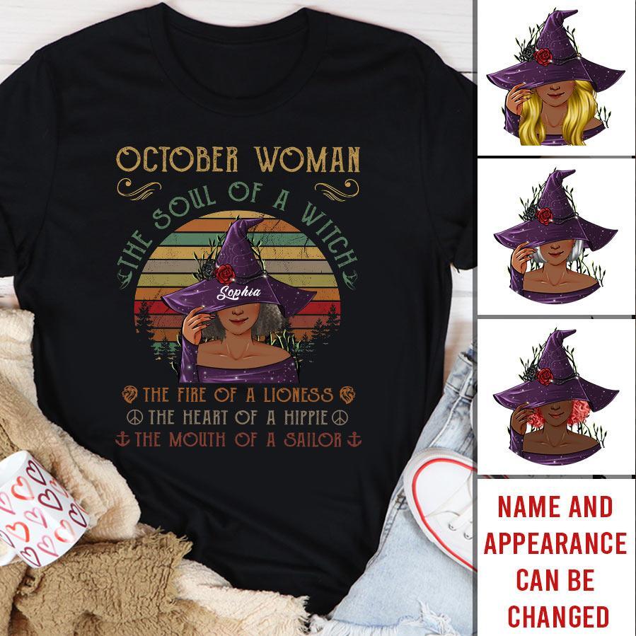 October Birthday Shirt, Custom Birthday Shirt, Queens Born In October, October Birthday Shirts For Woman, October Birthday Gifts