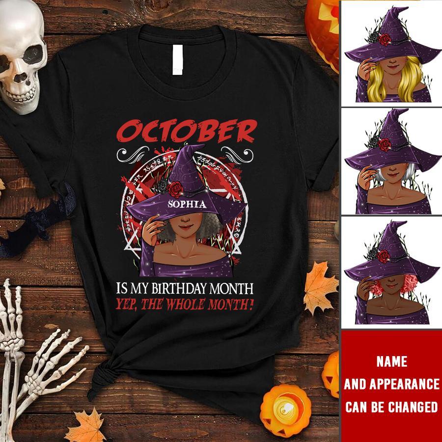 October Birthday Shirt, Custom Birthday Shirt, Queens Born In October, October Birthday Shirts For Woman, October Birthday Gifts