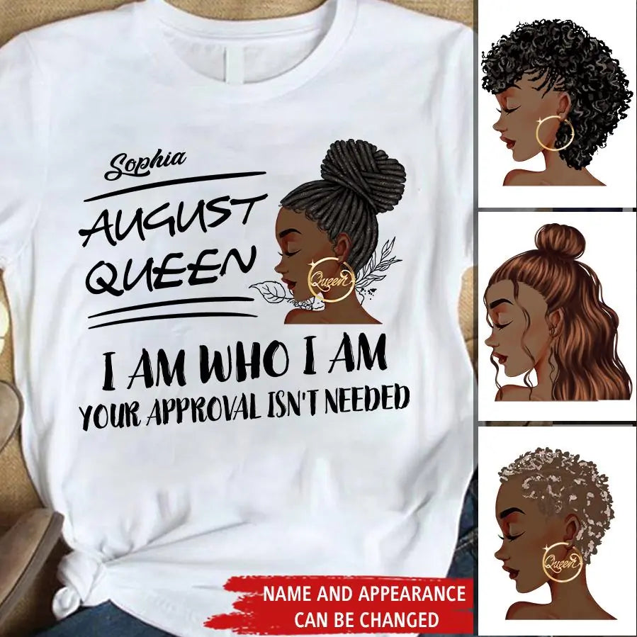 August Birthday Shirt, Custom Birthday Shirt, Queens are Born In August, August Birthday Shirts For Woman, August Birthday Gifts