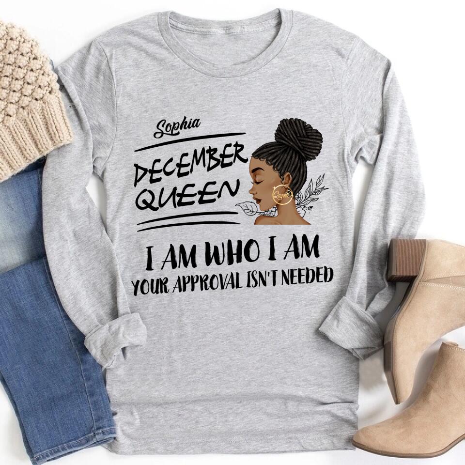 Custom November Birthday Shirt For Woman, Queens Are Born In November Gifts, Melanin Afro Woman Shirt, Black Girl Tee, Afro Queen Gift