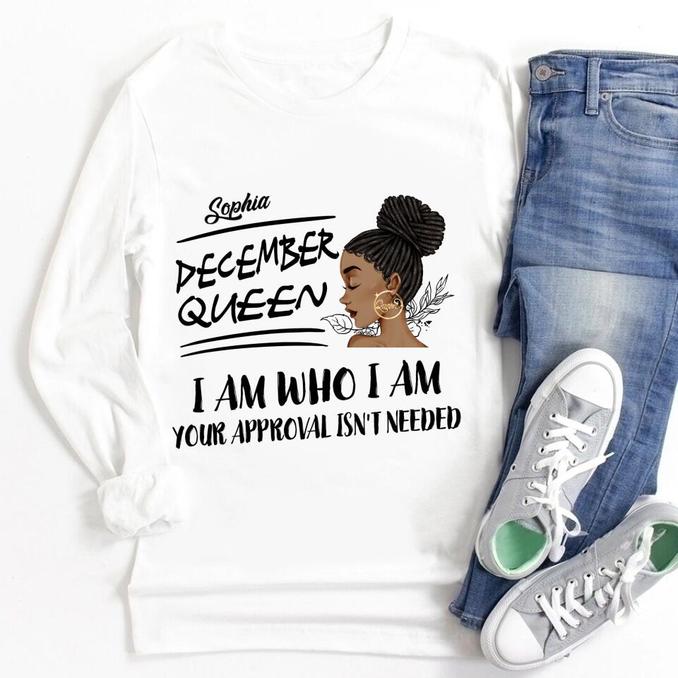 Custom November Birthday Shirt For Woman, Queens Are Born In November Gifts, Melanin Afro Woman Shirt, Black Girl Tee, Afro Queen Gift