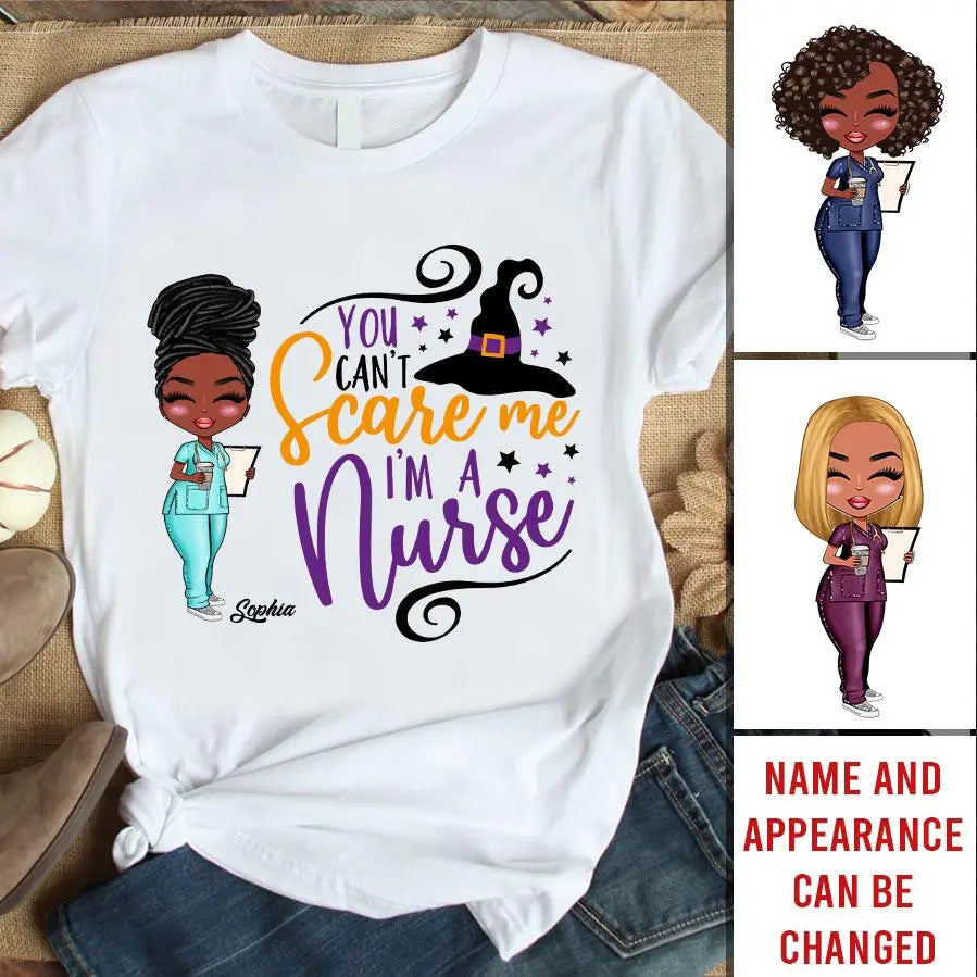 Nurse Life Nutrition Facts - Personalized T Shirt - Gift For Doctor & Nurse - Glitter Leopard Design
