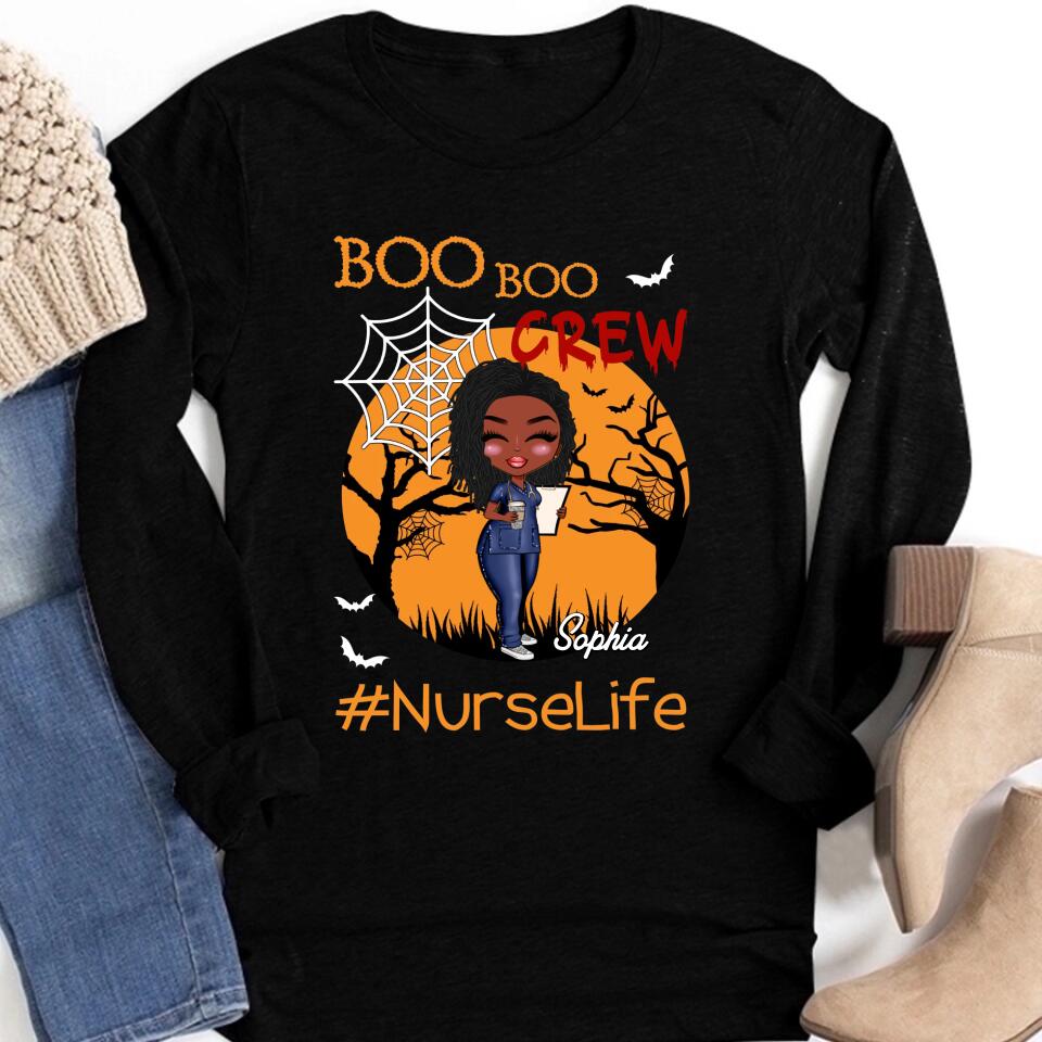 Nurse Life Nutrition Facts - Personalized T Shirt - Gift For Doctor &amp; Nurse - Glitter Leopard Design