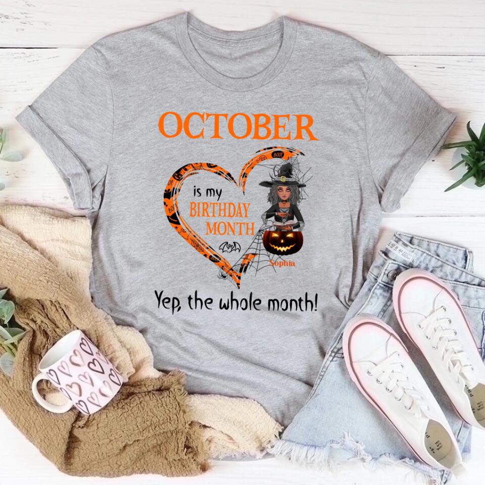 October Birthday Shirt, Custom Birthday Shirt, Queens are Born In October, October Birthday Shirts For Woman, October Birthday Gifts