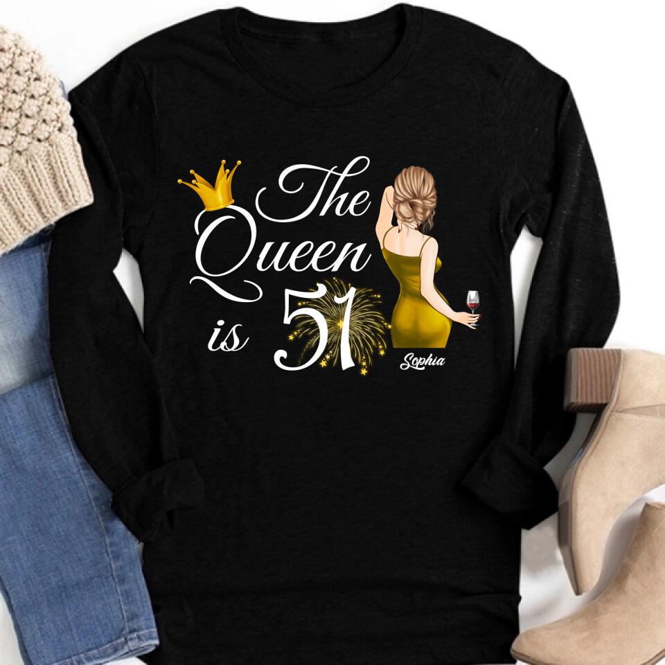 Custom Birthday Shirts, Chapter 51, Fabulous Since 1972 51st Birthday Unique T Shirt For Woman, Her Gifts For 51 Years Old, Turning 51 Birthday Cotton Shirt