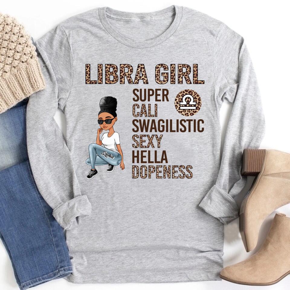 Custom October Birthday Shirt For Woman, Queens are Born In October Gifts, Melanin Afro Woman Shirt, Black Girl Tee, Afro Queen Gift