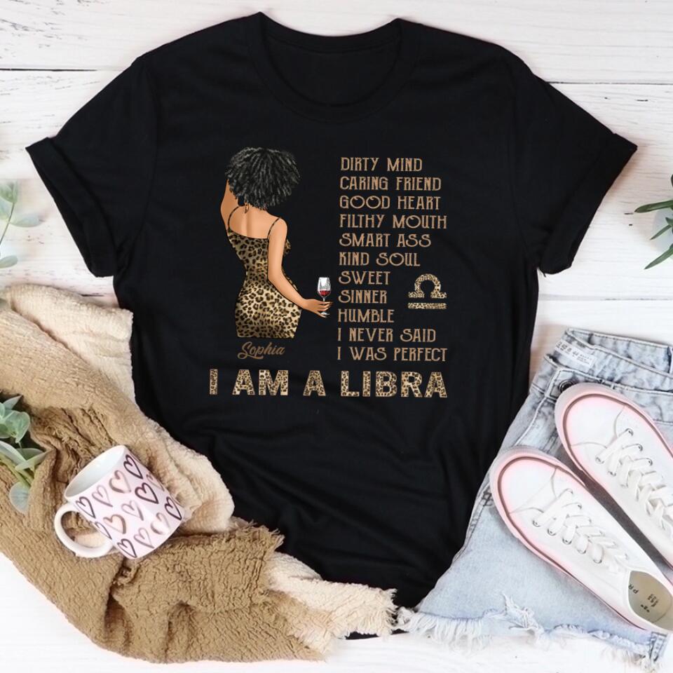 Custom Birthday Shirt, Libra Zodiac t shirt, Libra Birthday shirt