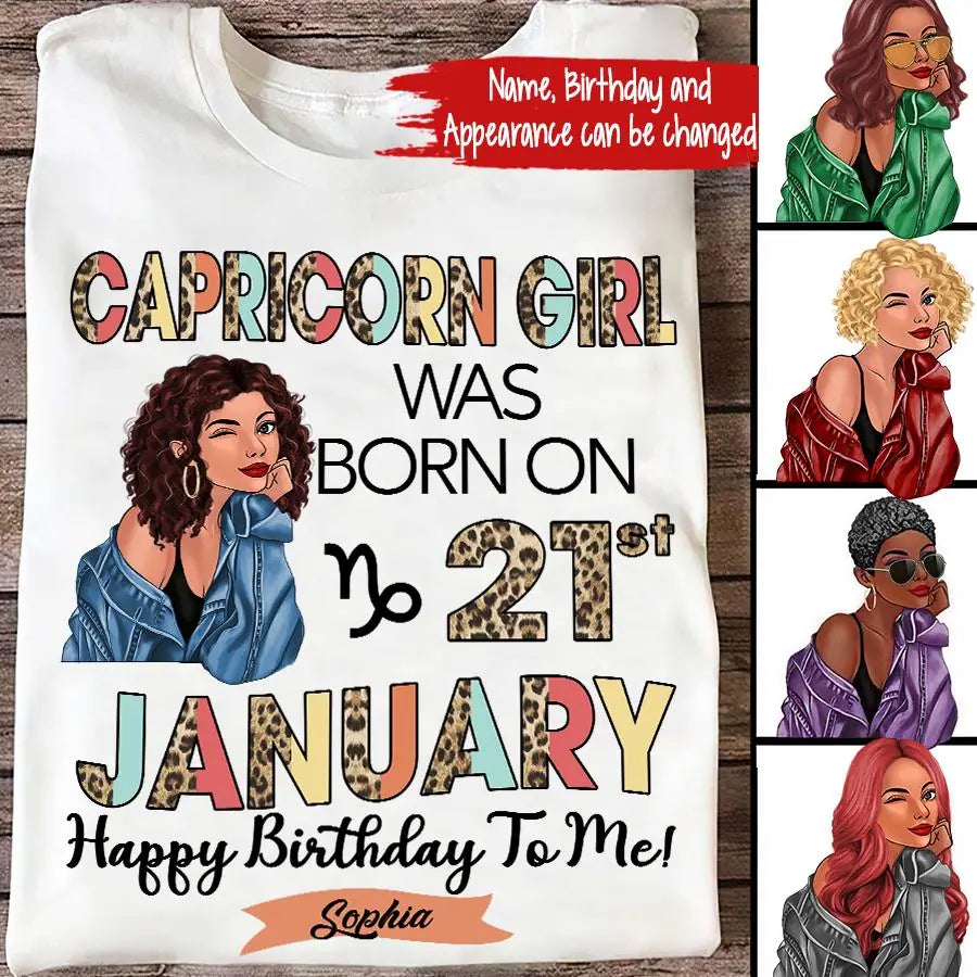 Custom Birthday Shirt, Capricorn Zodiac t shirt, Capricorn Birthday shirt, Capricorn t shirts for ladies, Capricorn queen t shirt, Capricorn Queen Birthday shirt