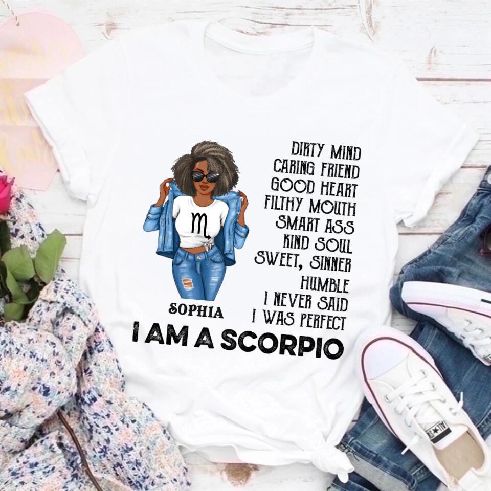 Custom Birthday Shirt, Scorpio Zodiac t shirt, Scorpio Birthday shirt, Scorpio t shirts for ladies, Scorpio queen t shirt, Scorpio Queen Birthday shirt