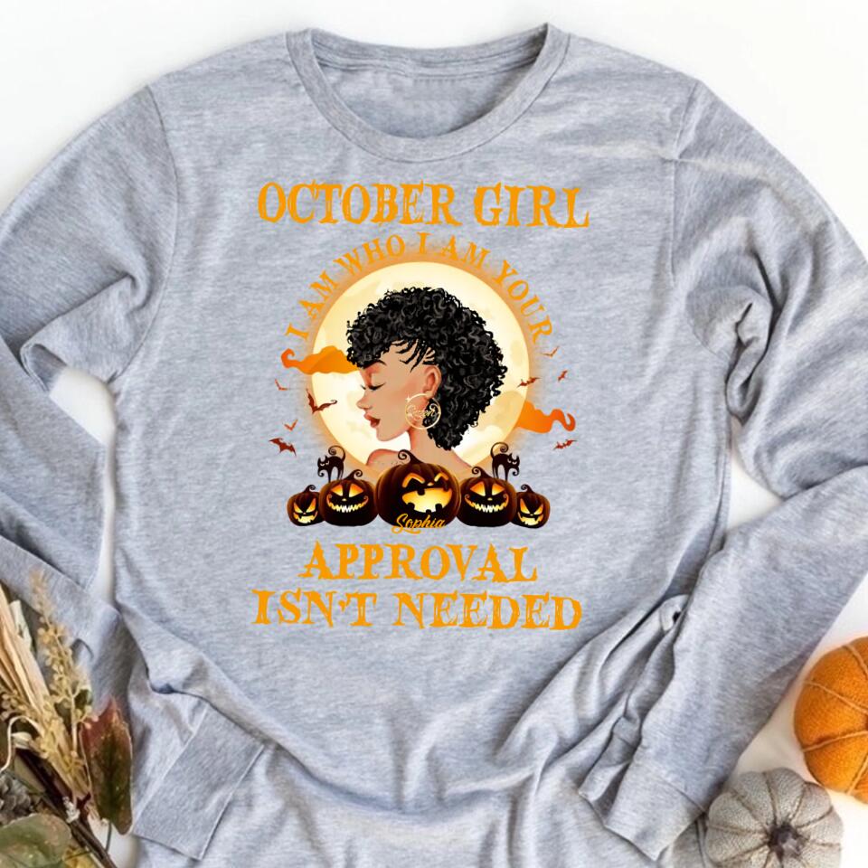 October Birthday Shirt, Custom Birthday Shirt, Queens Are Born In October, October Birthday Shirts For Woman, October Birthday Gifts, Personalized Halloween, Custom Halloween Shirts, Personalized Halloween Gifts