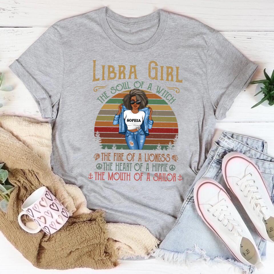 Custom Birthday Shirt, Libra Zodiac t shirt, Libra Birthday shirt, Libra t shirts for ladies, Libra queen t shirt, Libra Queen Birthday Shirt
