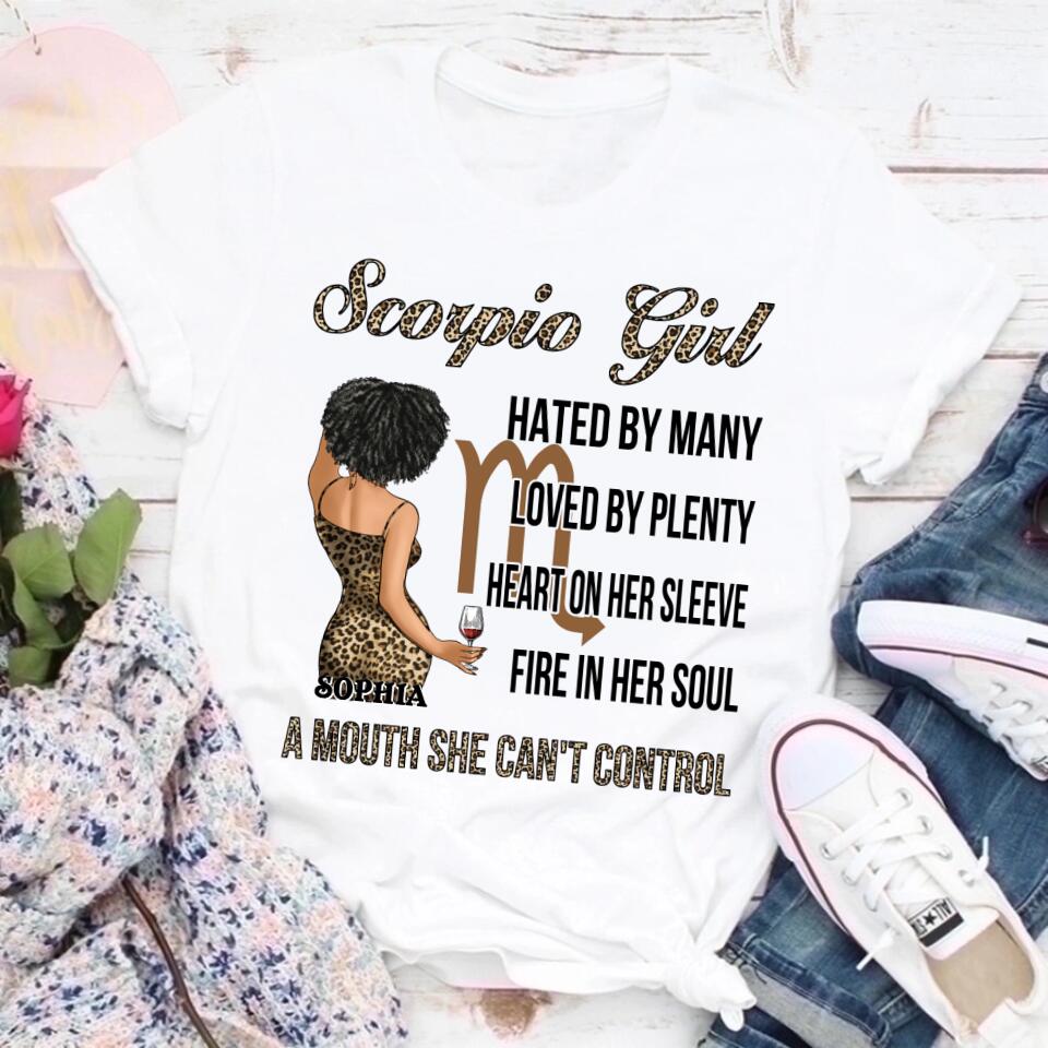 Custom Birthday Shirt, Scorpio Zodiac t shirt, Scorpio Birthday shirt, Scorpio t shirts for ladies, Scorpio queen t shirt, Scorpio Queen Birthday shirt