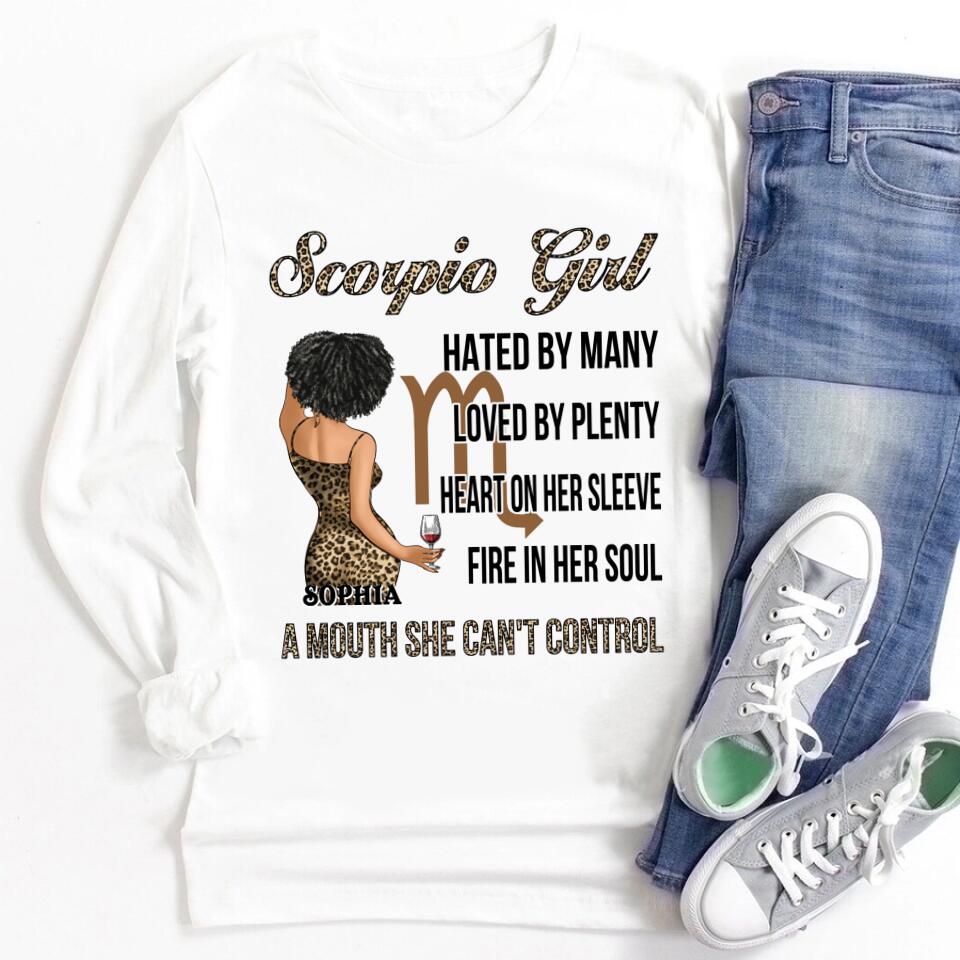 Custom Birthday Shirt, Scorpio Zodiac t shirt, Scorpio Birthday shirt, Scorpio t shirts for ladies, Scorpio queen t shirt, Scorpio Queen Birthday shirt