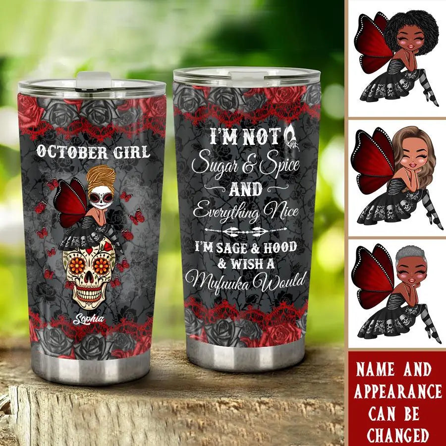 Personalized tumblers, Birthday Tumbler, Birthdays in October, October birthday gifts for her