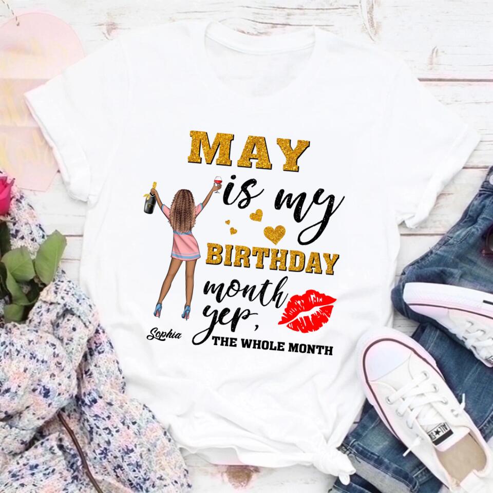 May Birthday Shirt, Custom Birthday Shirt, Queens Born In  May, May Birthday Gifts,  May Birthday Gifts